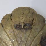 Swedish brass wall sconce from the mid-century for two candles.