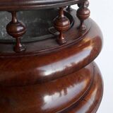 Late 19th century solid walnut planter