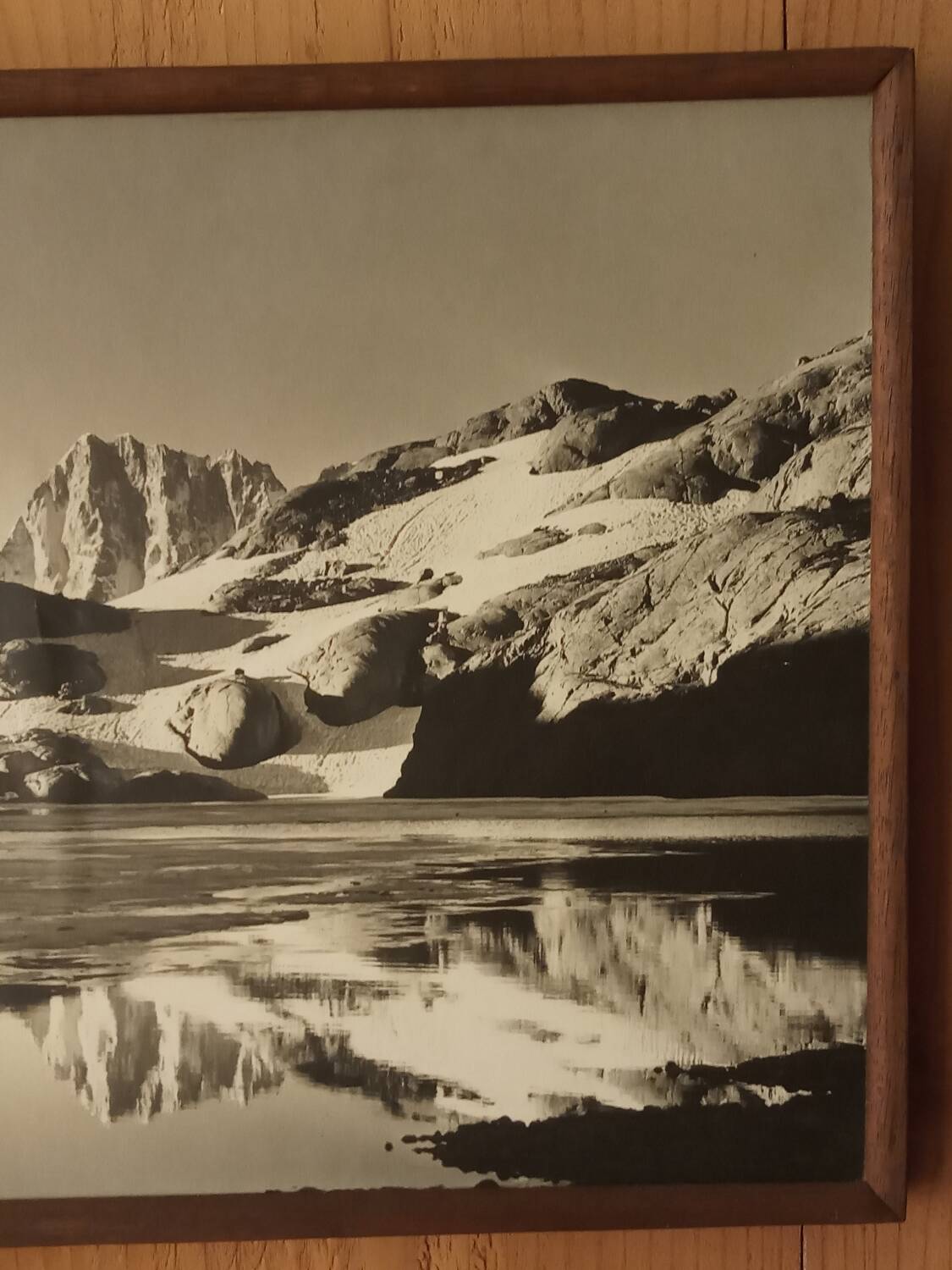 Vintage mountain photo