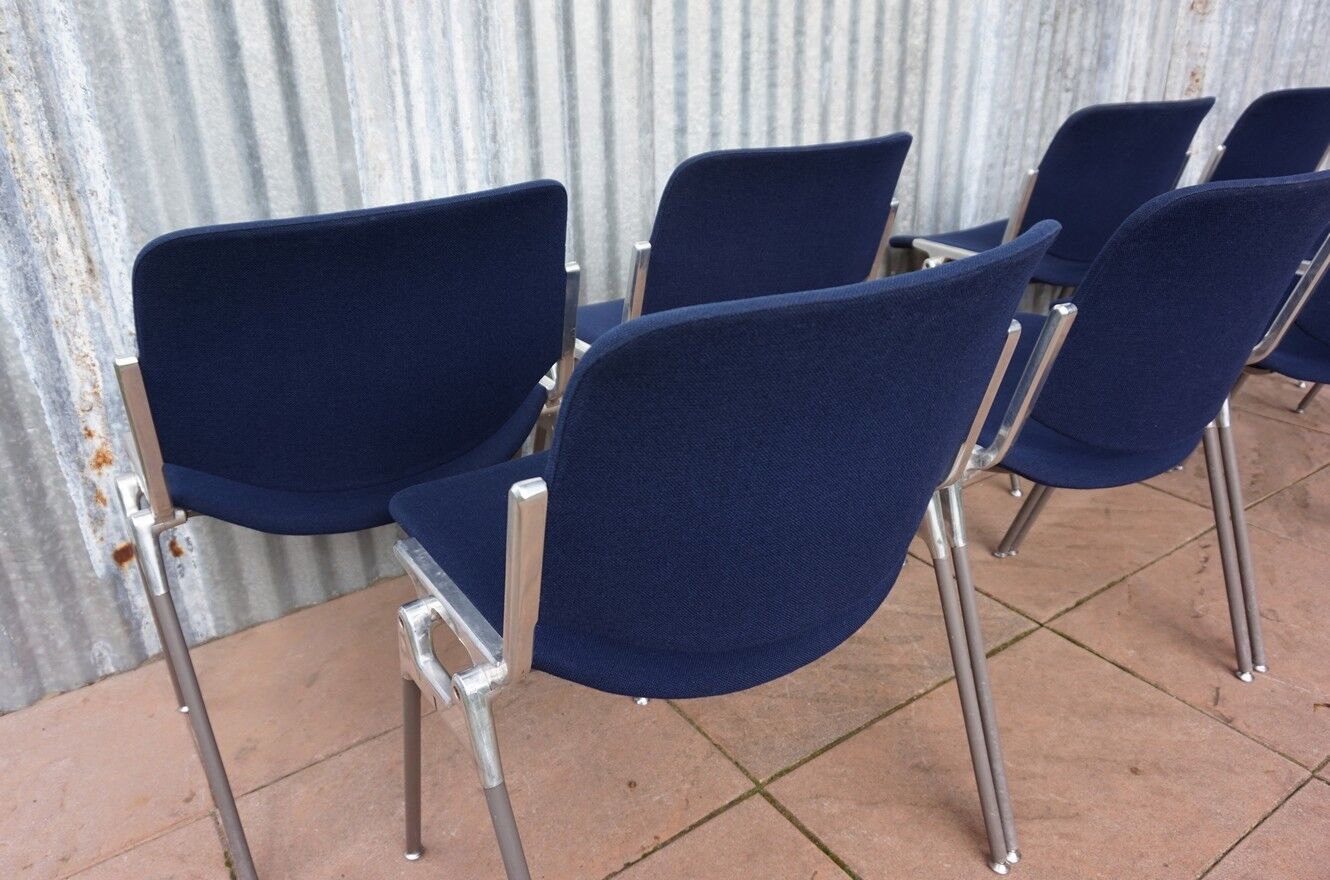 Chaise Castelli bleues de 1967