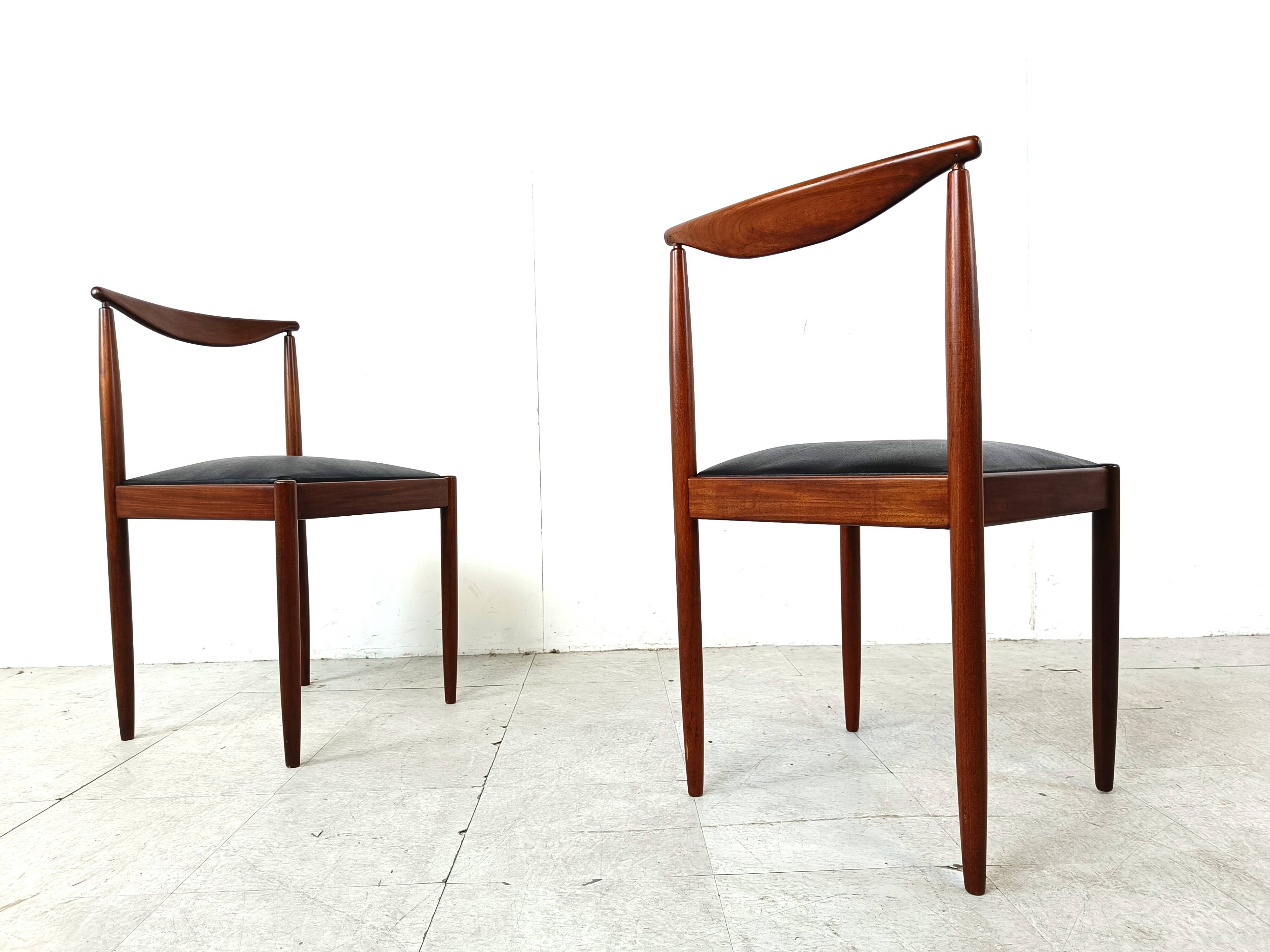 Mid century scandinavian dining chairs, 1960s