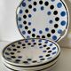 dish and 4 dessert plates K and G Lunéville