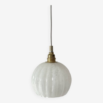 Lampe baladeuse ou suspension verre de clichy