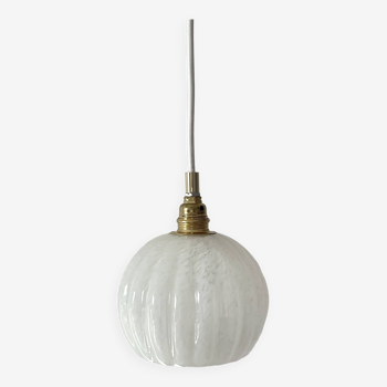 Portable lamp or clichy glass pendant light