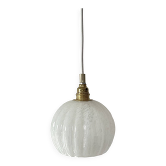 Lampe baladeuse ou suspension verre de clichy