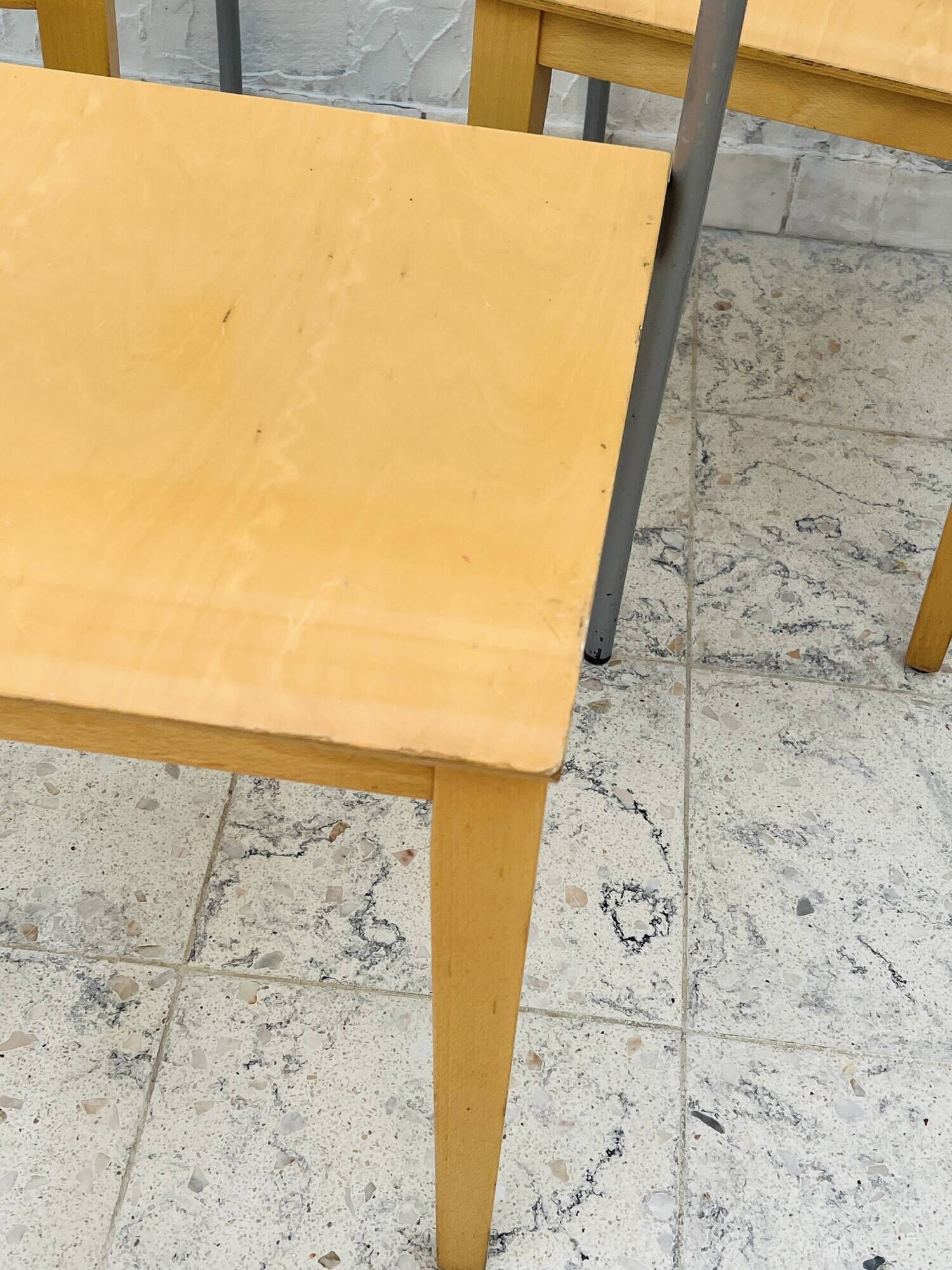 Set of 3 IKEA Nordisk chairs 1999 made in Italy
