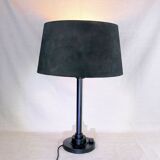 Black table lamp, Jumo, Modern, France 1980