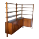 Mid century modern dutch corner wall unit