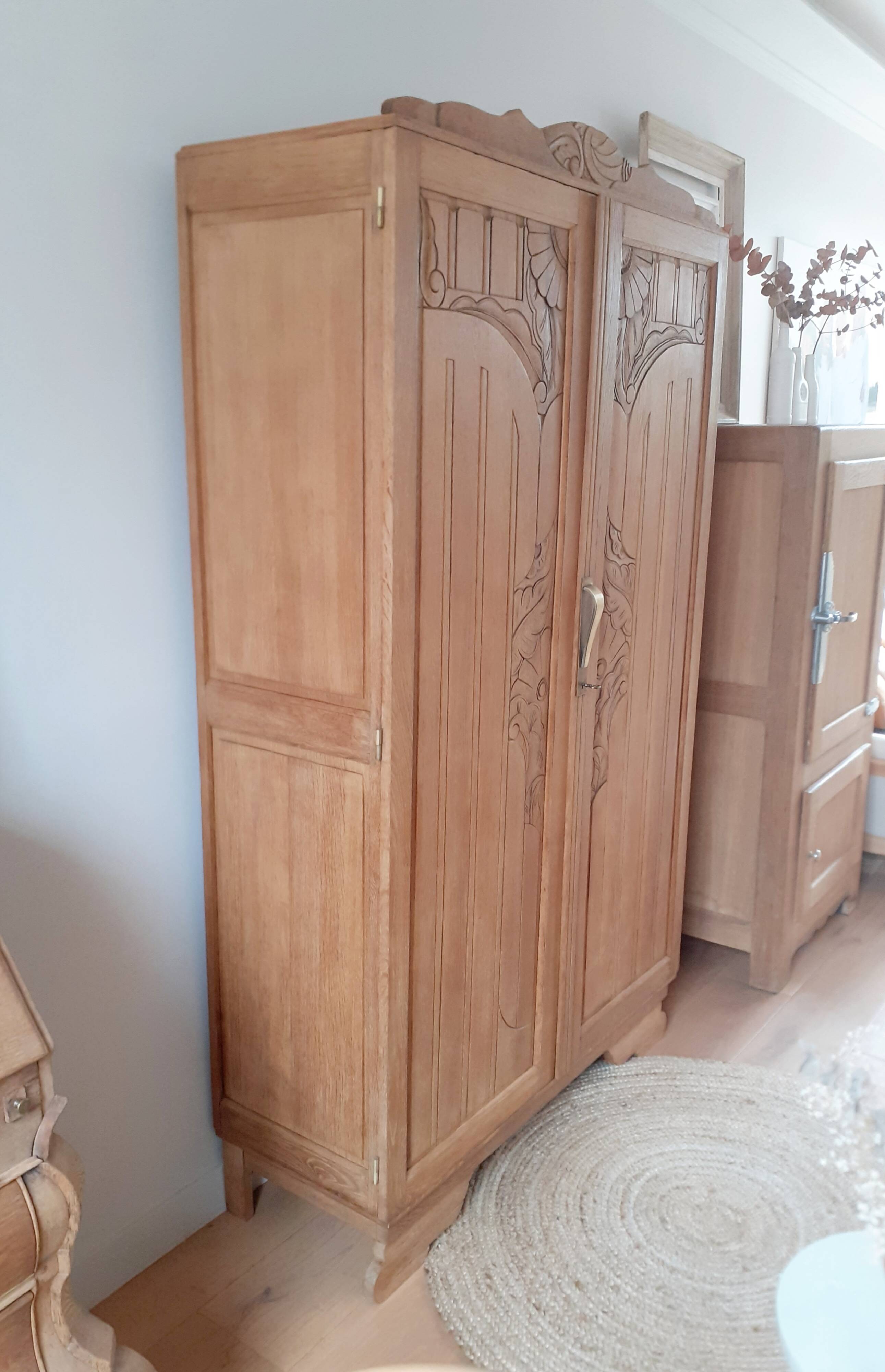 Armoire parisienne Art Déco rénovée