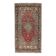 Vintage Turkish Oushak Handmade Wool Cotton Red Area Rug 110x227