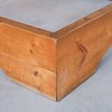 Mario Ceroli Bocca Della Verità Mid-Century Italian Bed for Poltronova