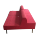 Pair of fuchsia chairs fabric