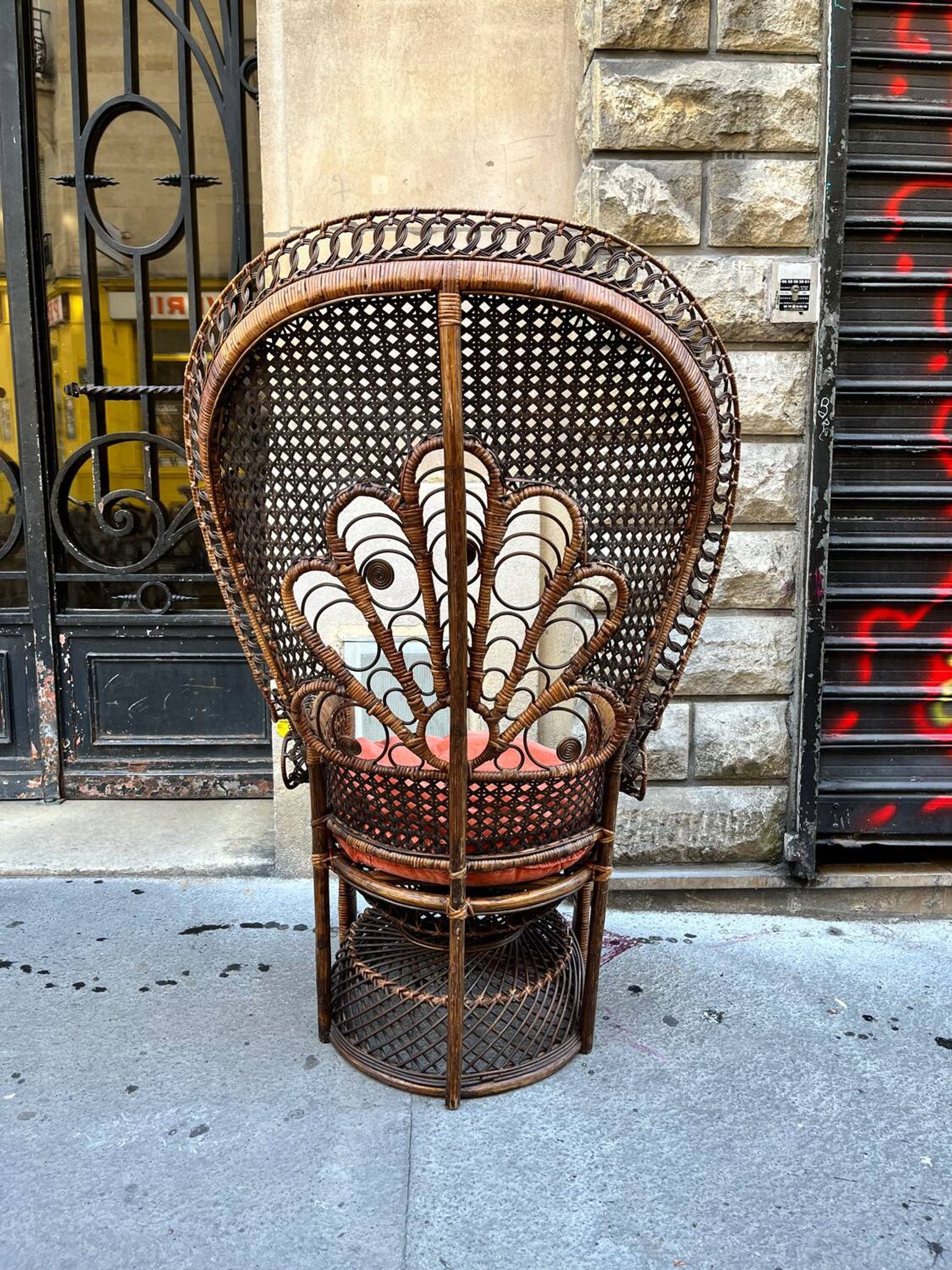 “Emmanuelle” rattan armchair, 1970