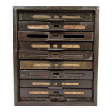 Caisson à tiroirs Kardex, 1960