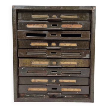 Caisson à tiroirs Kardex, 1960