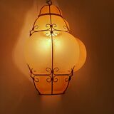 Frosted glass wall lamp