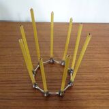 Silver-Plated Brass Candleholder by Jens Quistgaard, 1960s