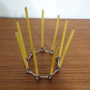 Silver-Plated Brass Candleholder by Jens Quistgaard, 1960s