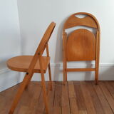 Lot of 2 folding chairs tunaet B751