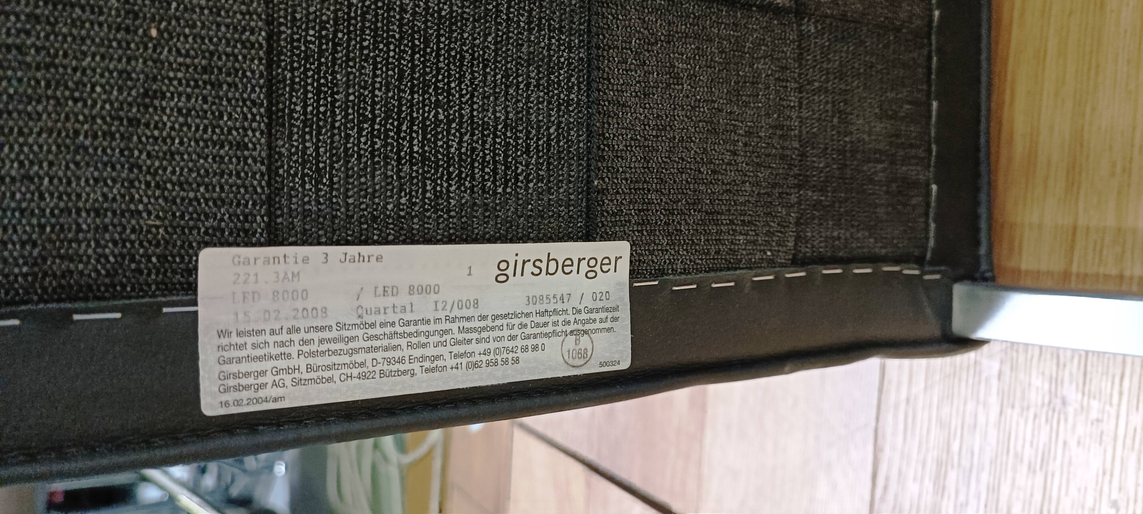 Leo office chair, Girsberger