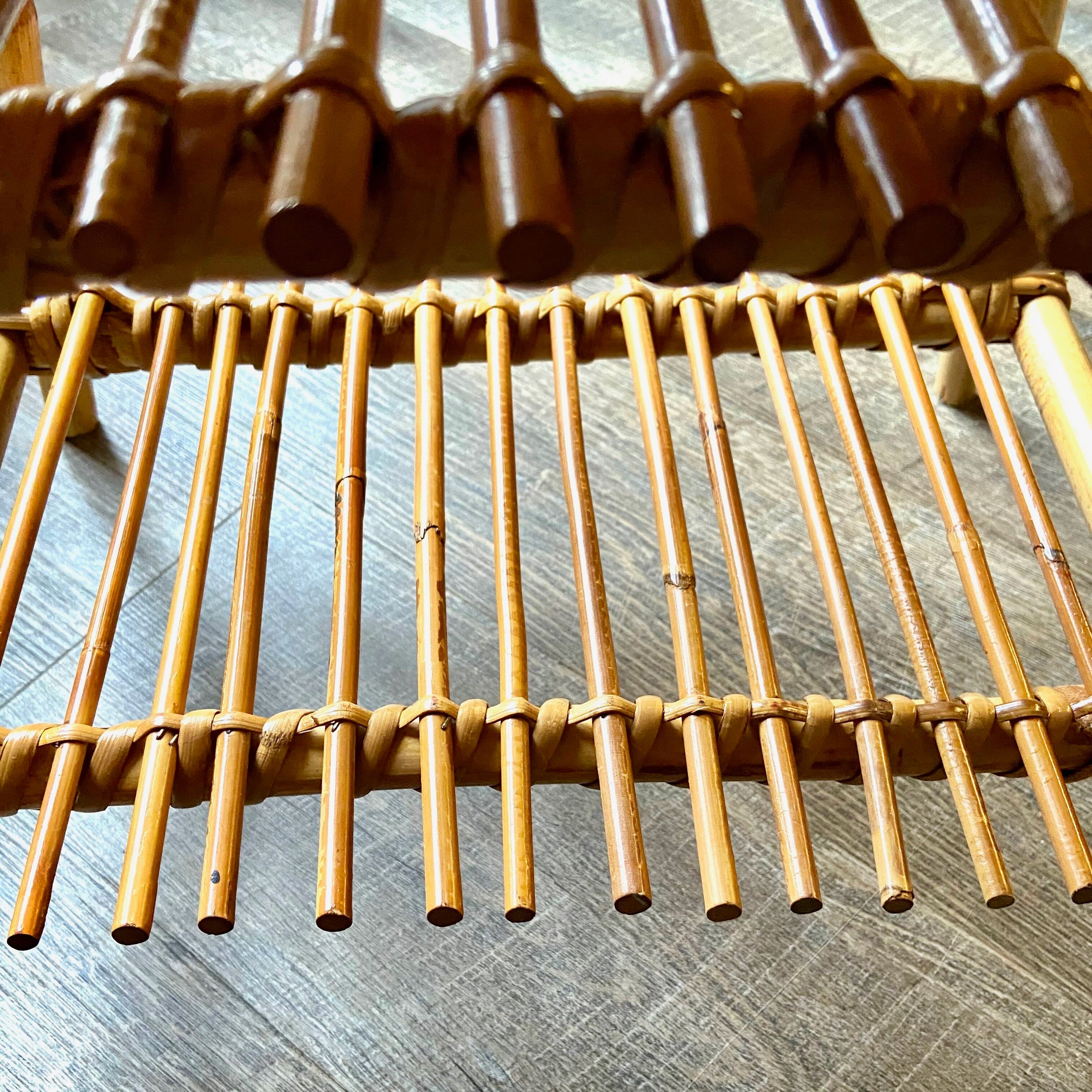 Rattan side table 1960