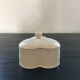 Porcelain clover sugar bowl