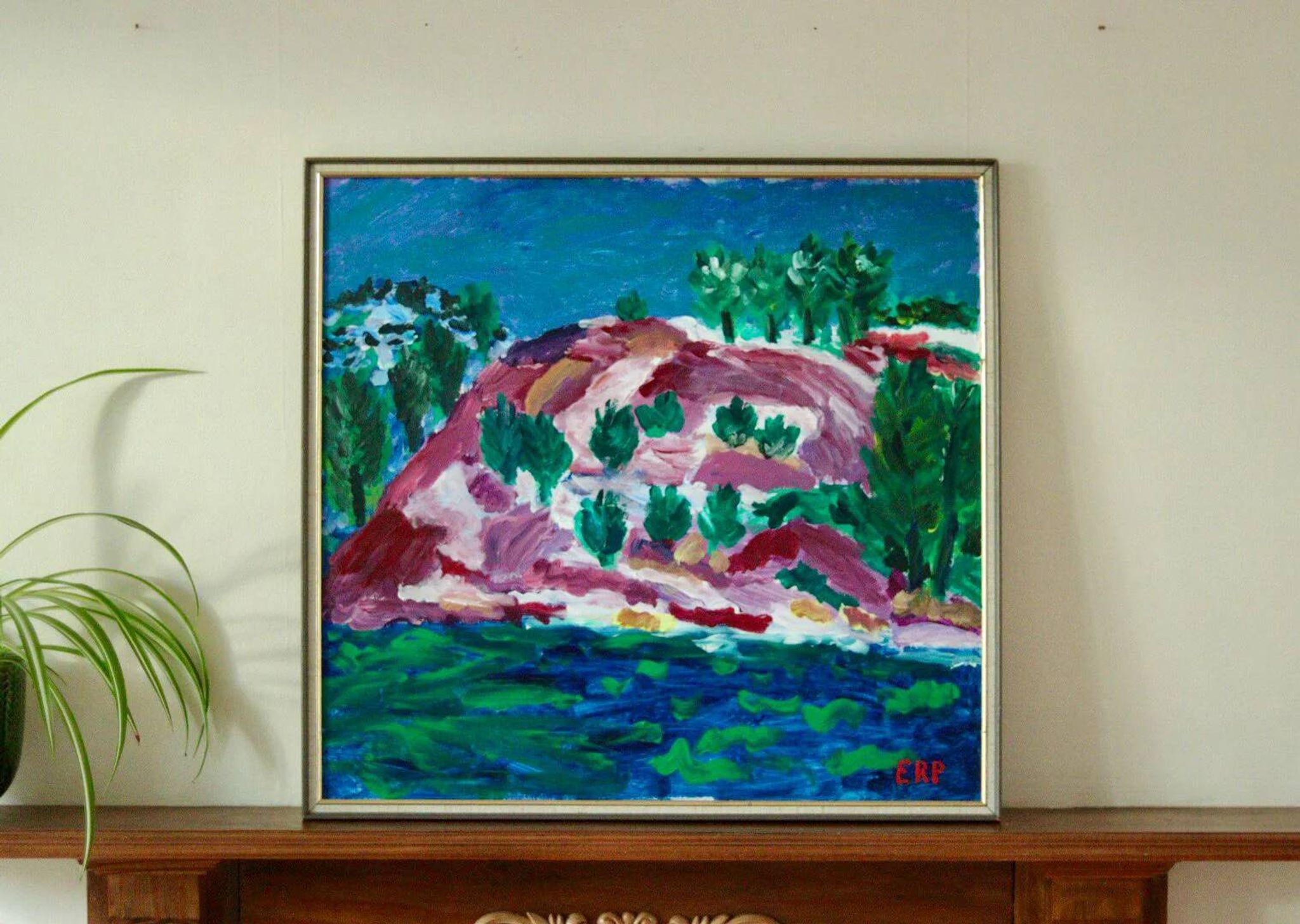 Colourful landscape motif by ERP