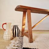 Old wooden farm bench L140