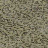 Turkish Anatolian Handmade Vintage Area Rug 210 cm x 105 cm