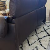 De Sede sofa DS-1023 year 70 in brown leather