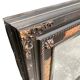 Mirror with painted wooden frame