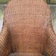 Arts & Crafts armchair in wicker and rattan attributed to Dryad & Co, UK, circa 1920.