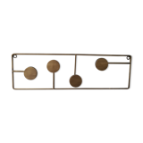 Metal coat rack: 5 hooks