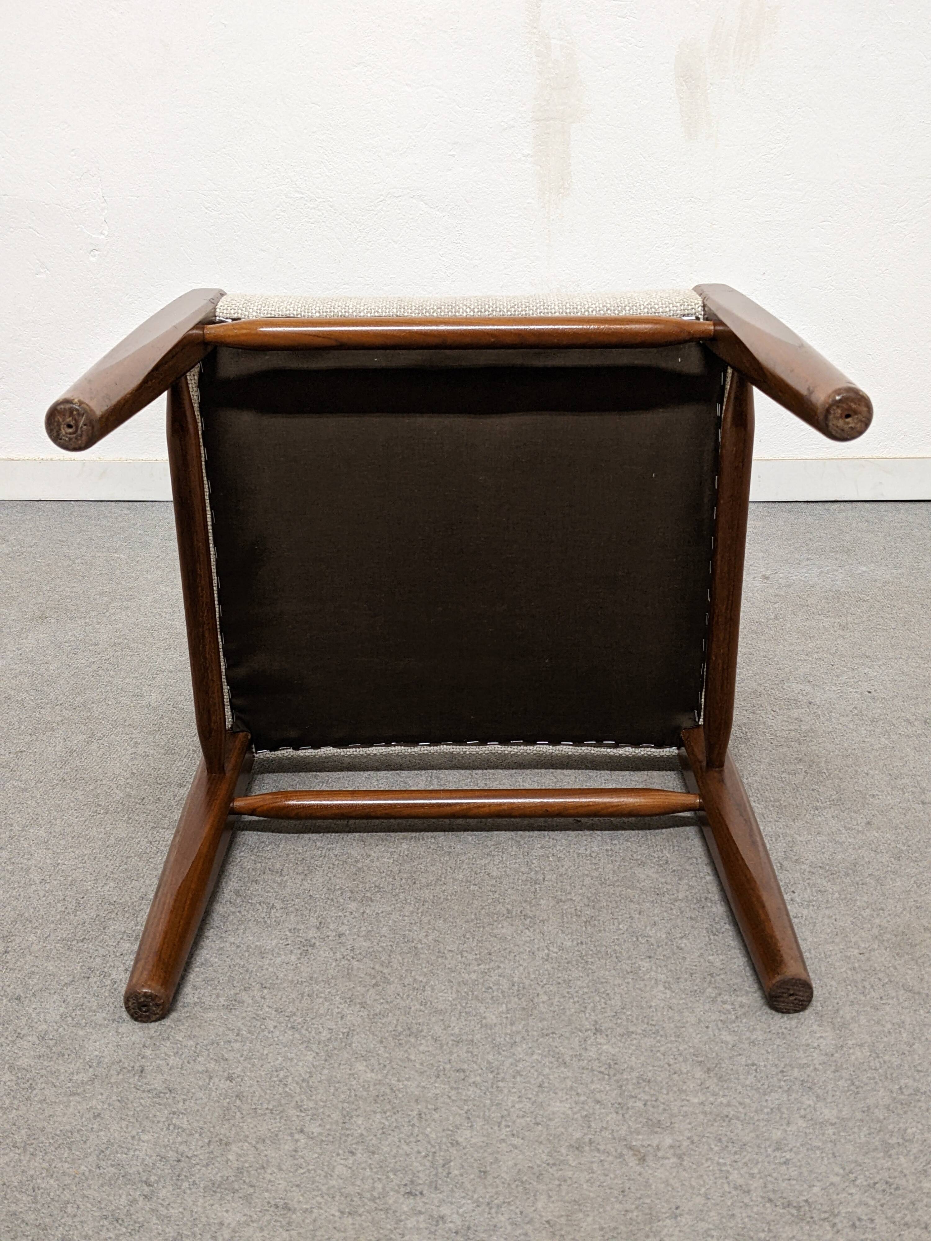 Set of 4 Scandinavian teak chairs, Denmark circa 1960.