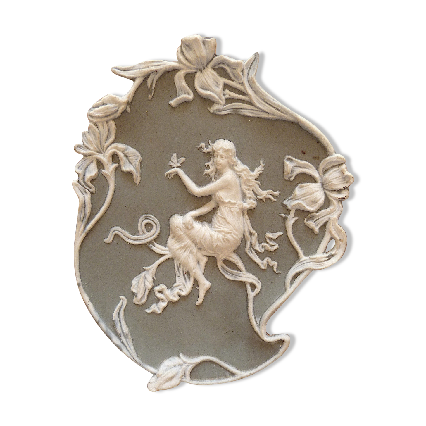 Empty decorative pocket art nouveau 1900