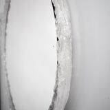 1960 lucite resin round mirror, by ED, 60 cm