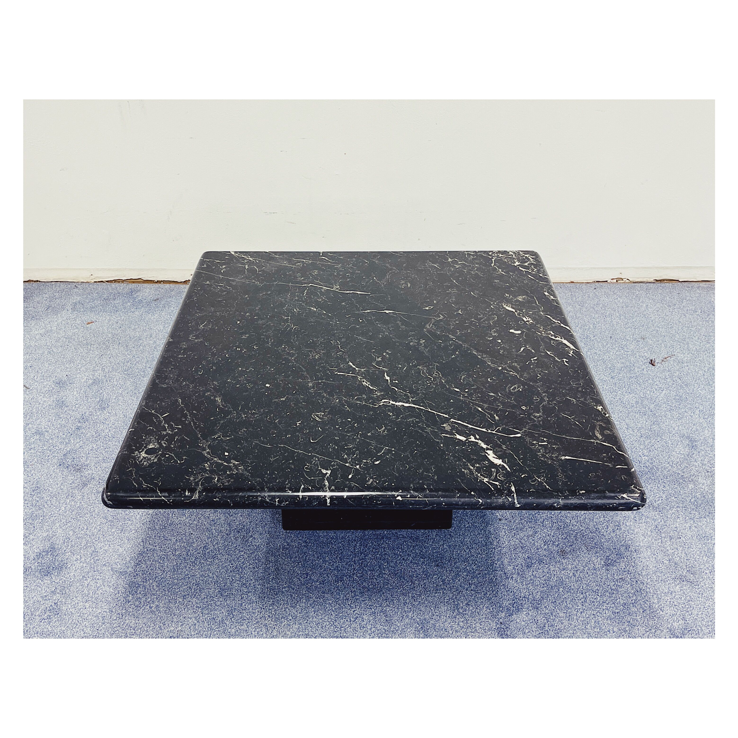 Marble Coffee Table Black
