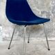 Barrel chair by Pierre Guariche - stainless steel base