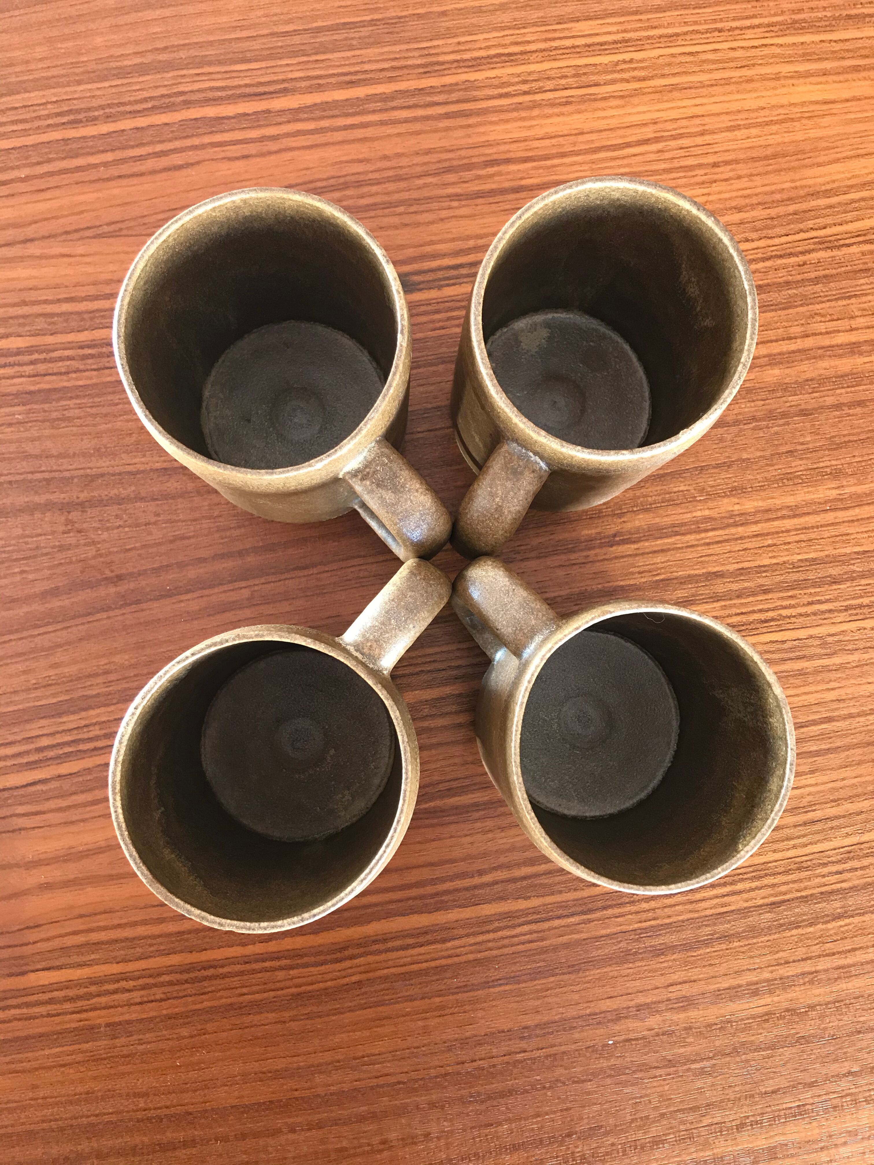 Vintage sandstone mugs