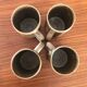Vintage sandstone mugs