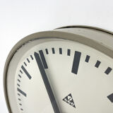 Large Vintage Industrial Wall Clock by Pragotron, 1950's