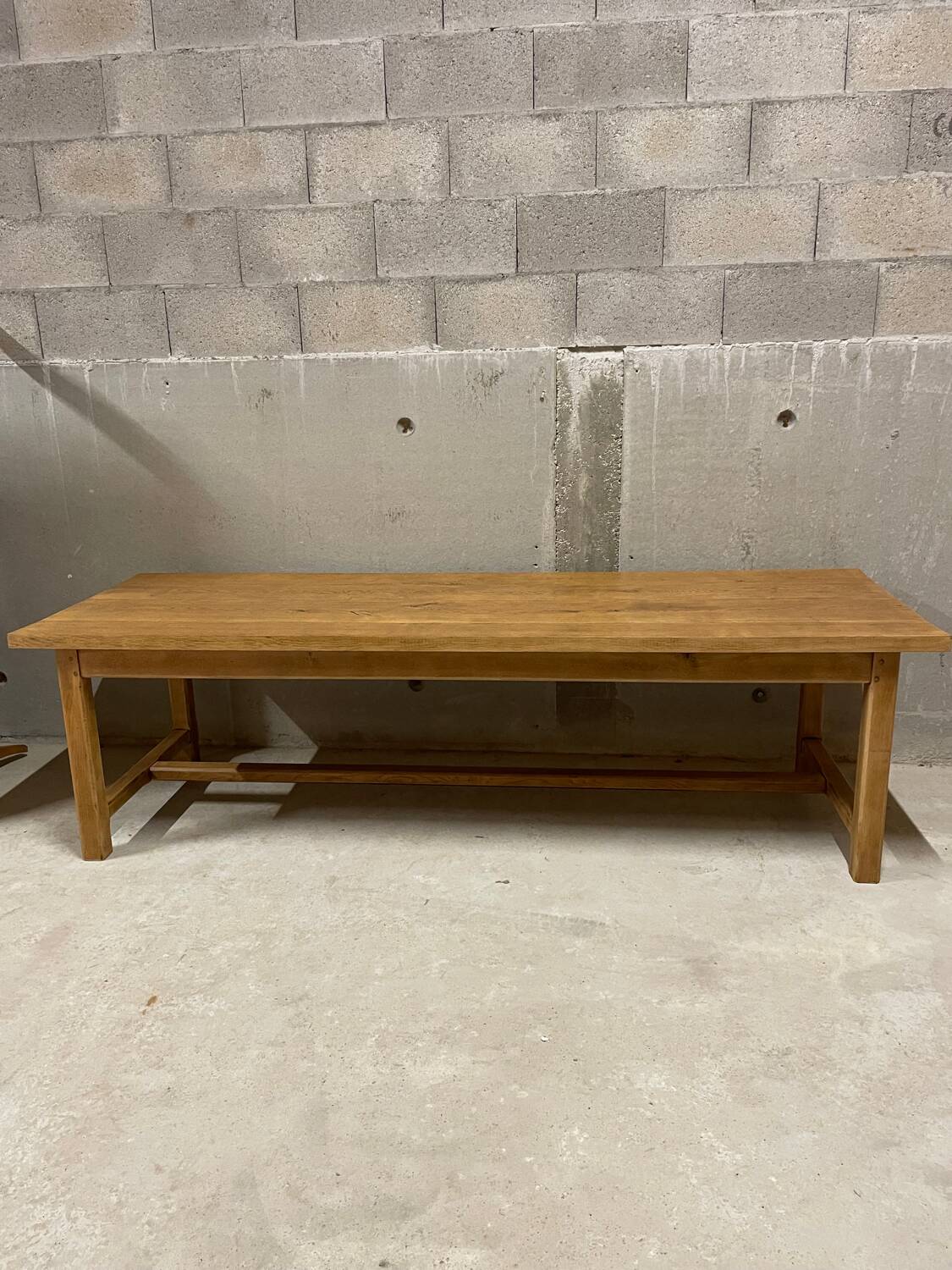 Huge oak farmhouse table