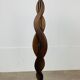 Scandinavian teak and brass floor lamp, 1960s