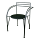 Silver Moon Armchair Pascal Mourgue metal 1985