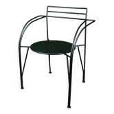 Silver Moon Armchair Pascal Mourgue metal 1985