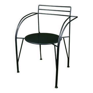 Silver Moon Armchair Pascal Mourgue metal 1985