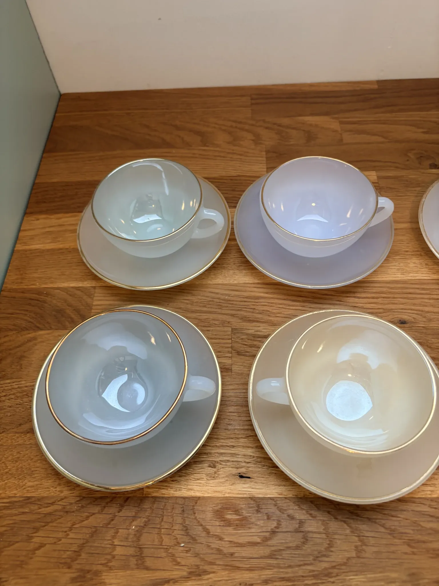 6 cups and saucers harlequin 220651