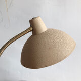 Vintage beige metal desk lamp