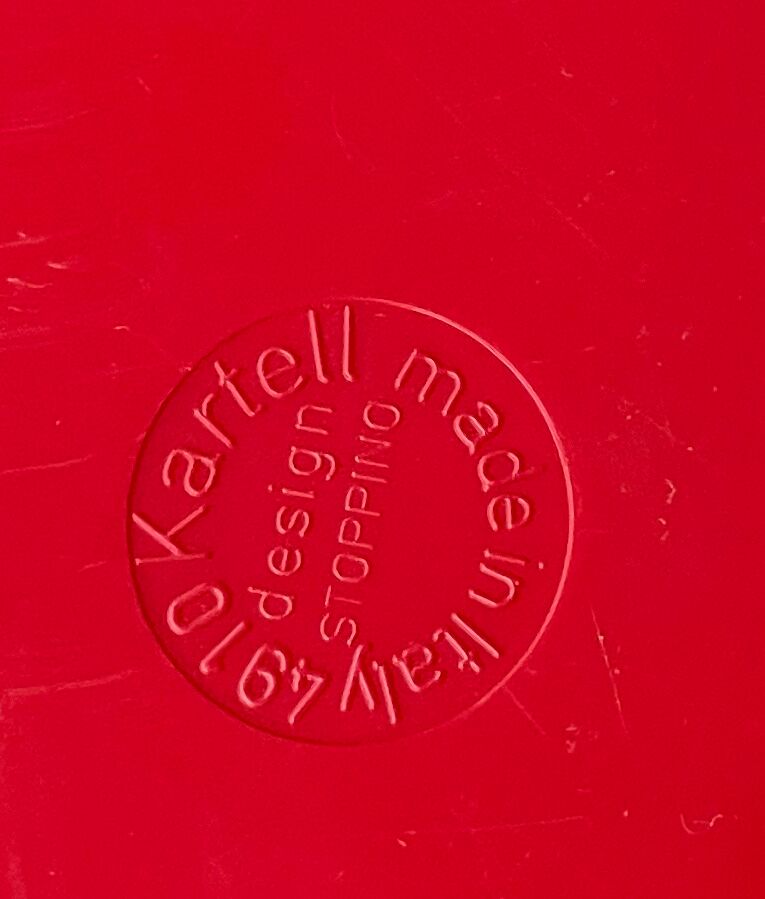 Pair of Giotto Stoppino bookends for Kartell, large model (4910)