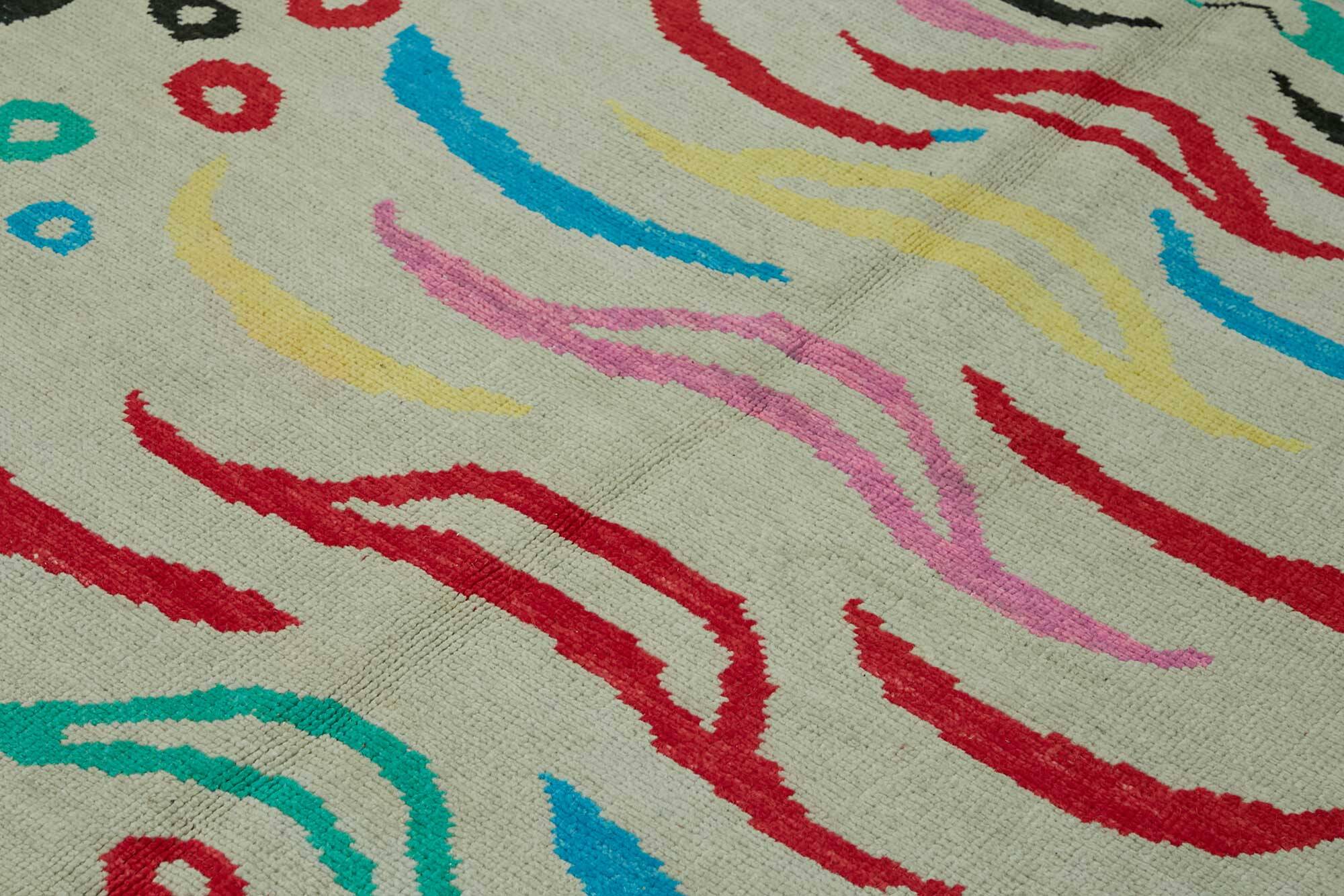 Turkish Handknotted Wool Tiger Rug  208 cm x 310 cm